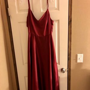 Red prom dress